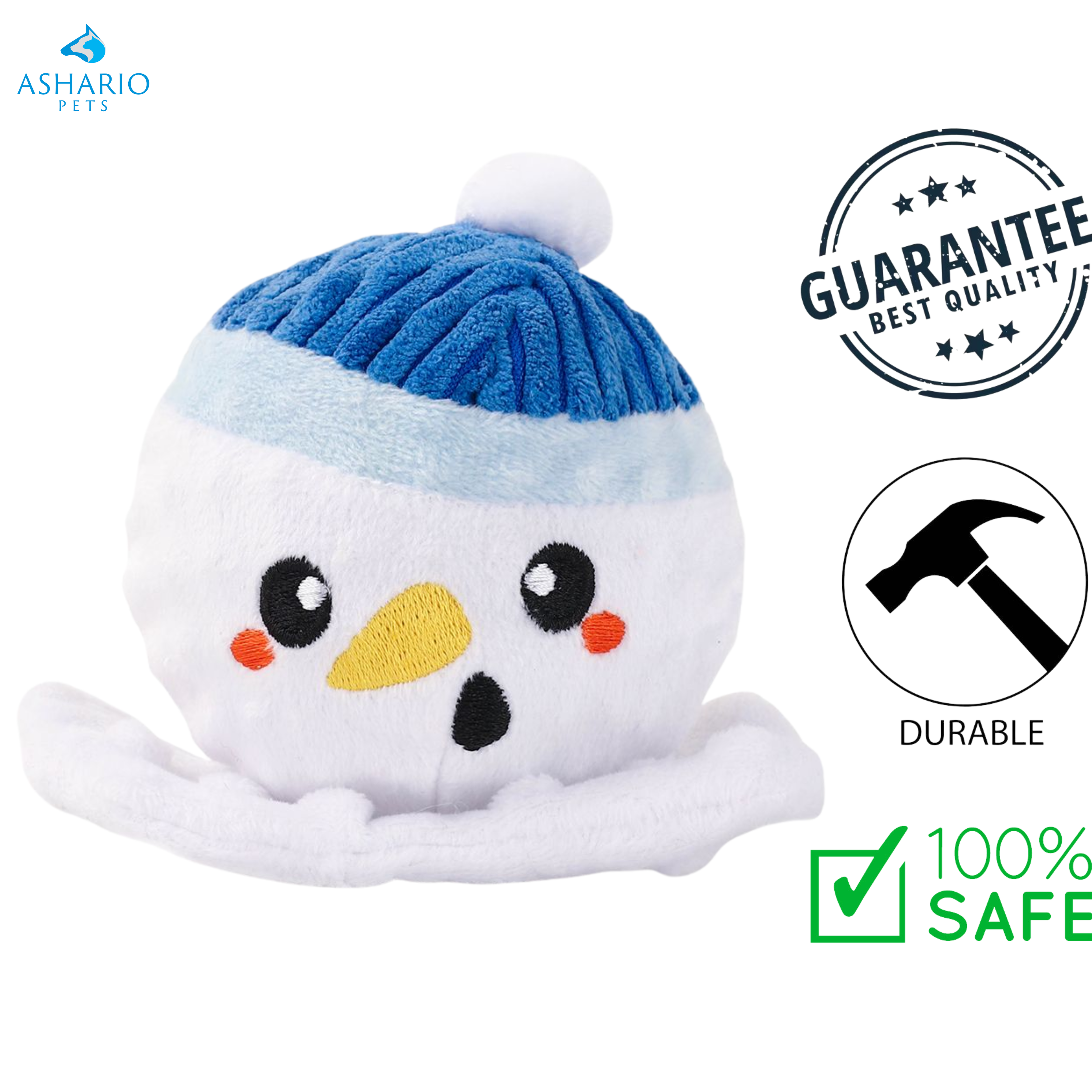 HugSmart - Happy Woofmas Super Ball Dog Toy