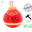 HugSmart - Happy Woofmas Super Ball Dog Toy
