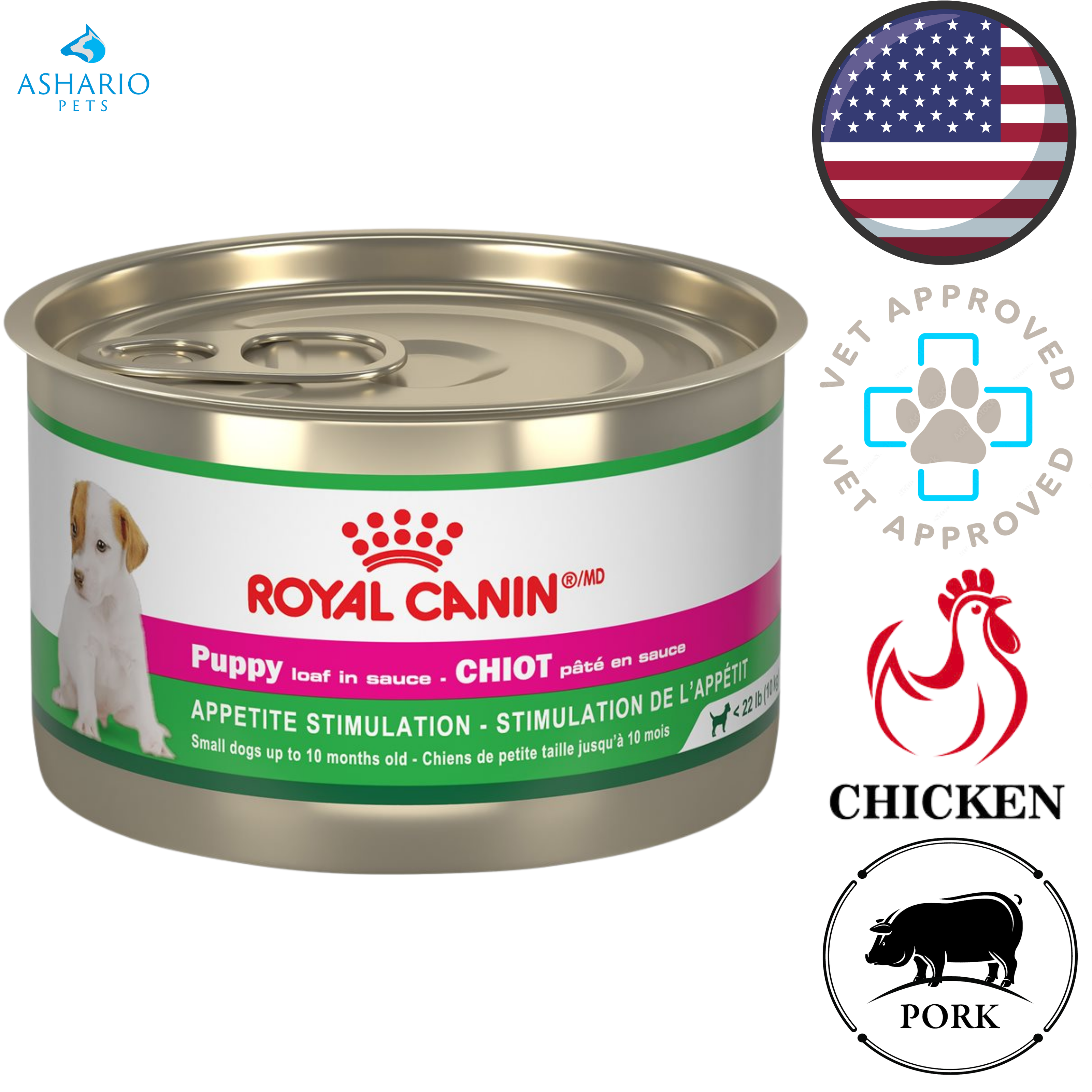 Royal Canin - Loaf In Sauce Small Breed Puppy Canned Dog Food