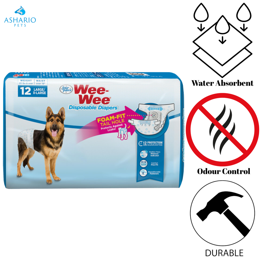 Four Paws - Wee-Wee Disposable Diapers