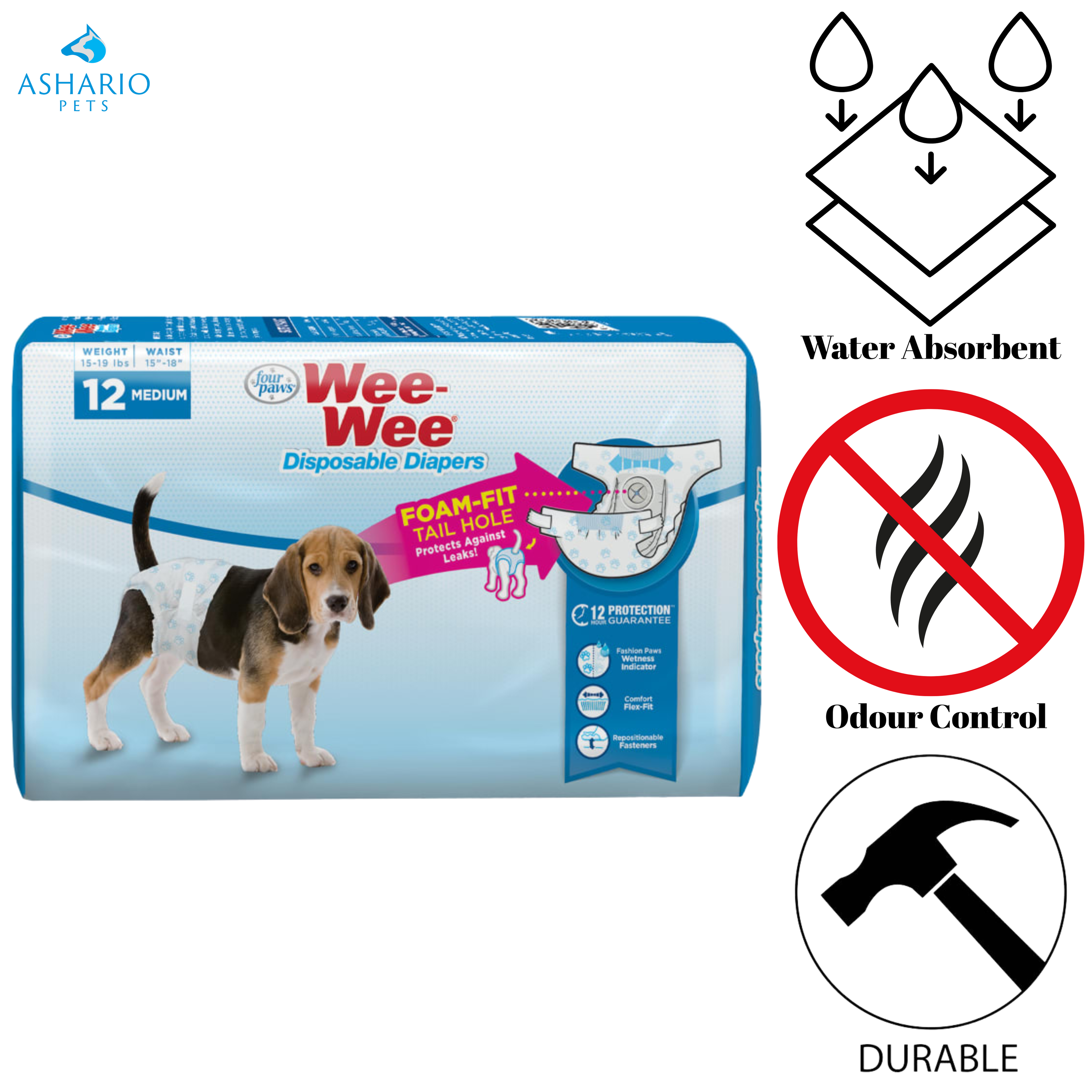 Four Paws - Wee-Wee Disposable Diapers