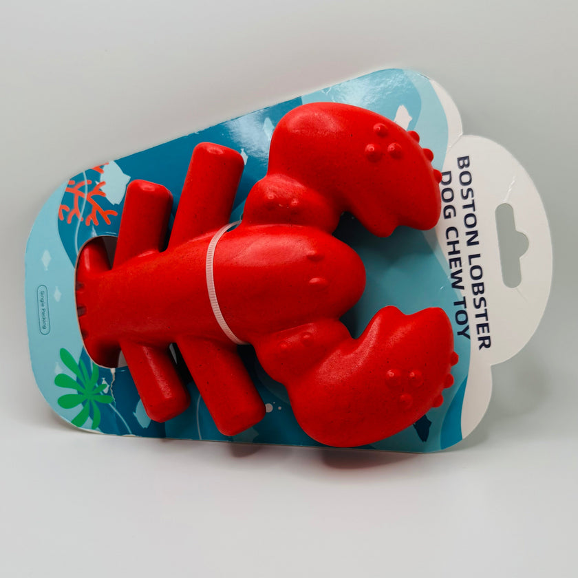 Lobster Dog Chew Toy for Aggressive Chewers