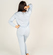 Ensemble de vêtements de détente en bambou à manches longues pour femmes (Magic Cloud)