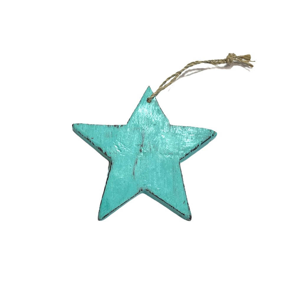 Single Wooden Star Decoration