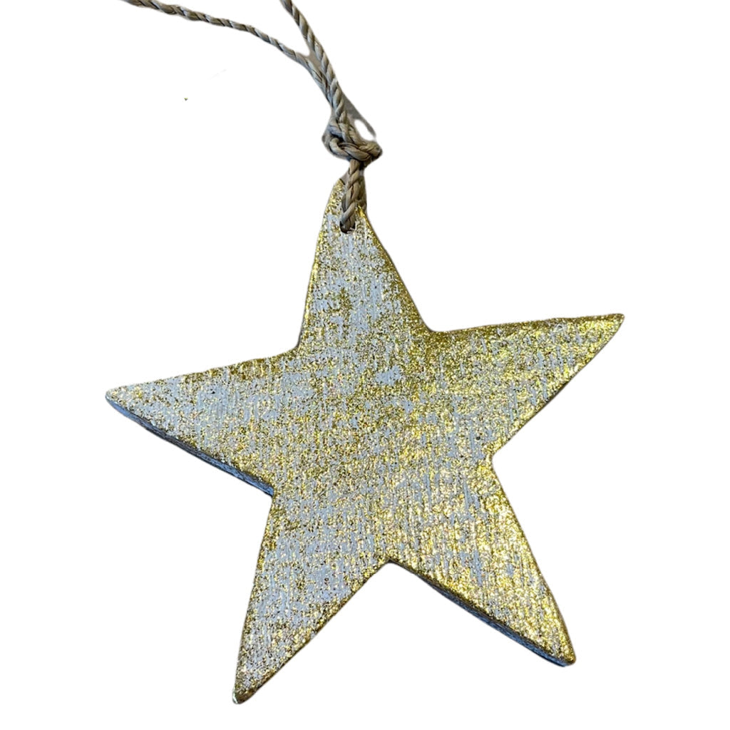 Single Wooden Star Decoration