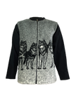 Unisex Adaptive Open-Back Fleece Zip Jacket