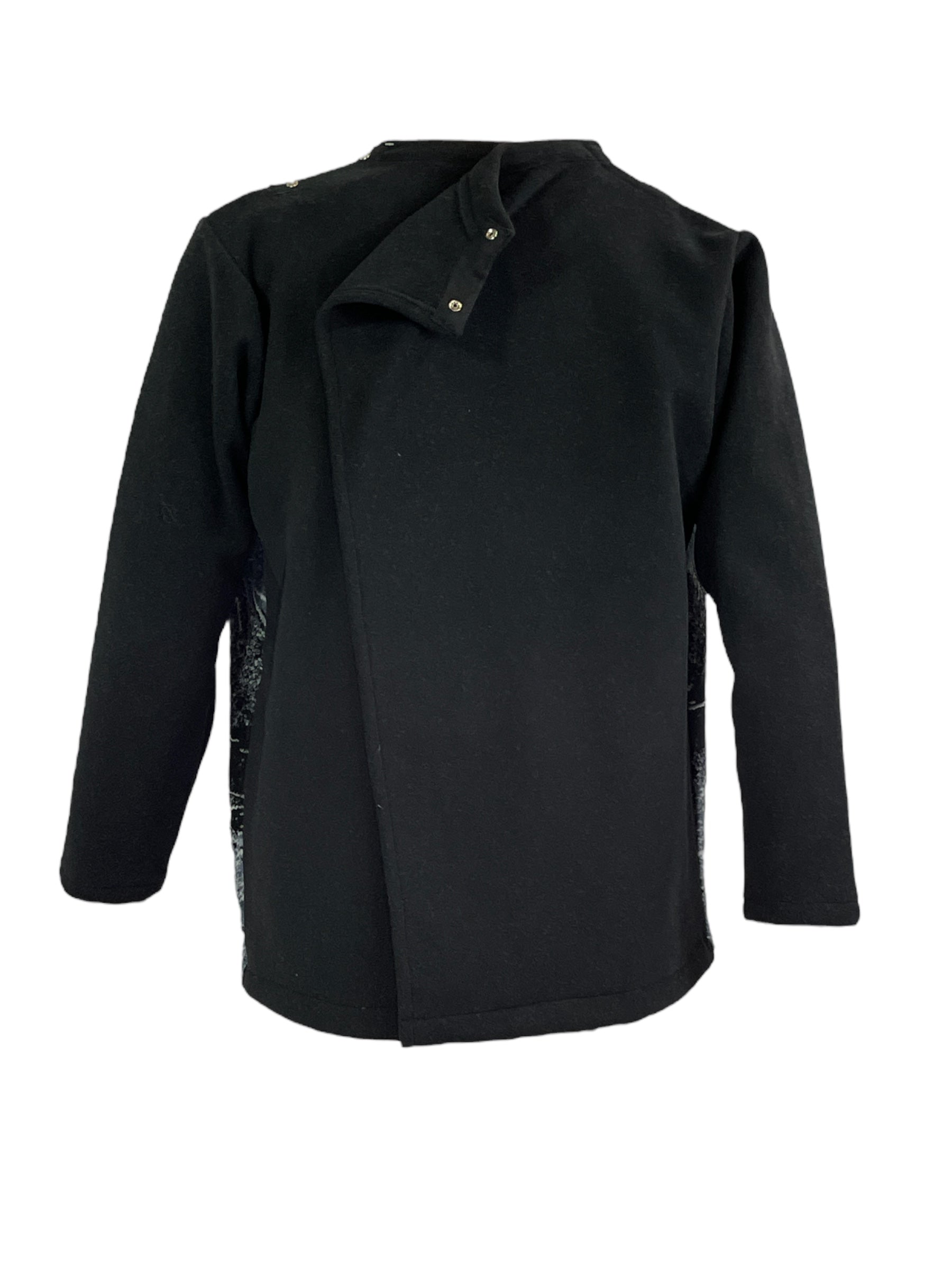 Unisex Adaptive Open-Back Fleece Zip Jacket