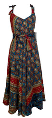 STAFF HOLD PRC7675 Avatar Pure Silk Maxi Dress with Belt