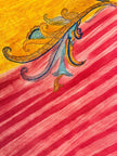 PRC7320 Avatar Pure Silk Kimono-Sleeved Top