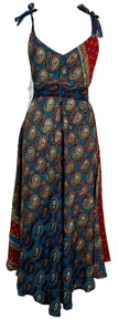 STAFF HOLD PRC7675 Avatar Pure Silk Maxi Dress with Belt