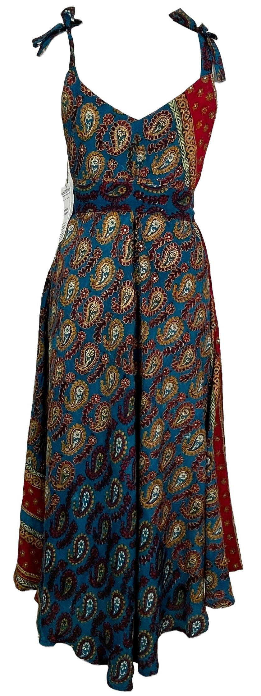 STAFF HOLD PRC7675 Avatar Pure Silk Maxi Dress with Belt