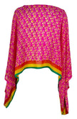 PRG7365 Sheer Avatar Pure Silk Kimono-Sleeved Top
