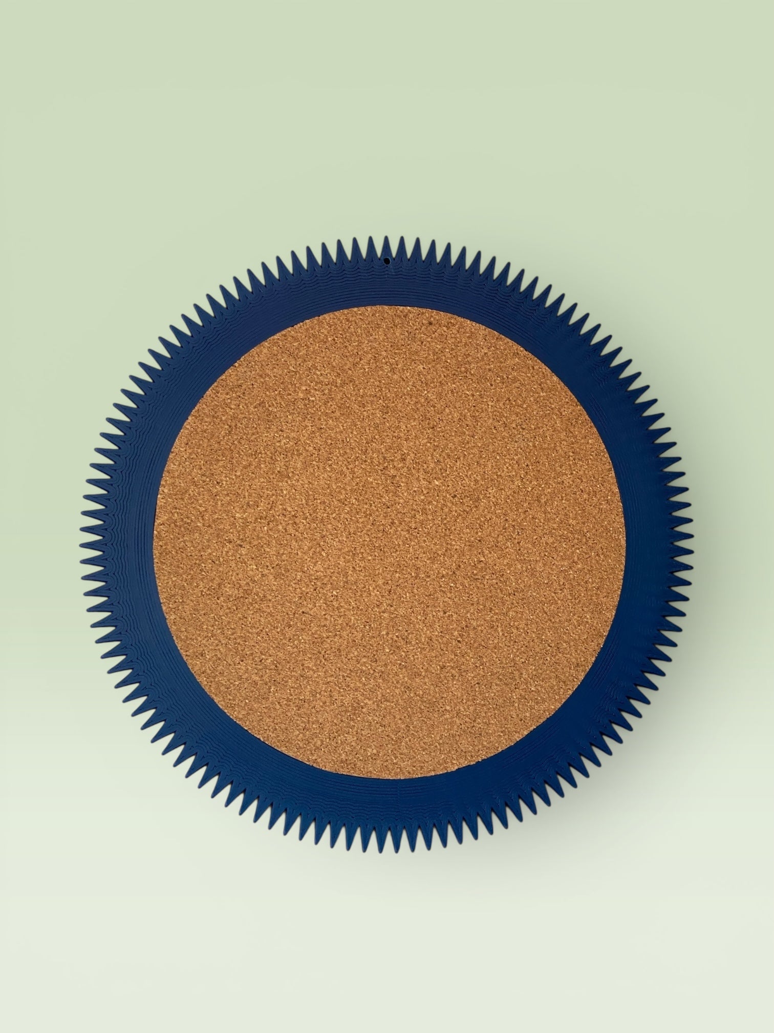 Zig-Zag Round Wall Mirror