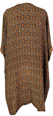 PRC7305 Nirvana Pure Silk Midi Length Kaftan