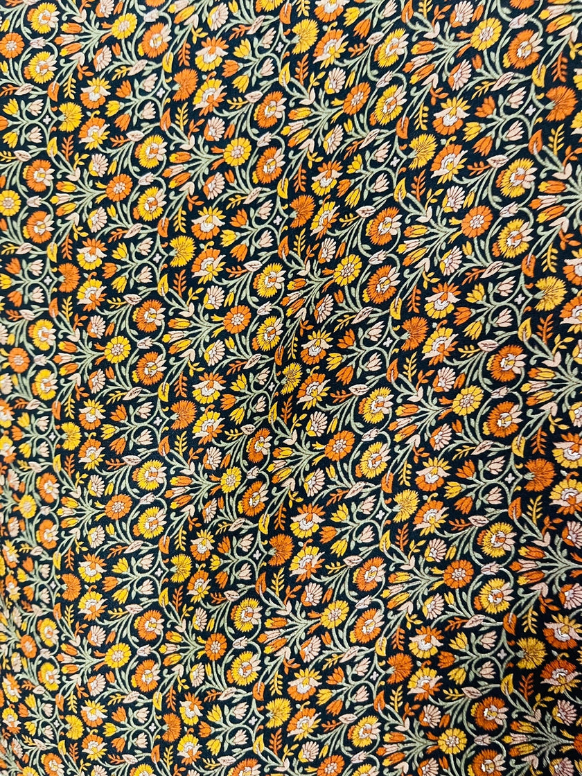 PRC7305 Nirvana Pure Silk Midi Length Kaftan