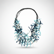 Multi Strand Fabric Necklace