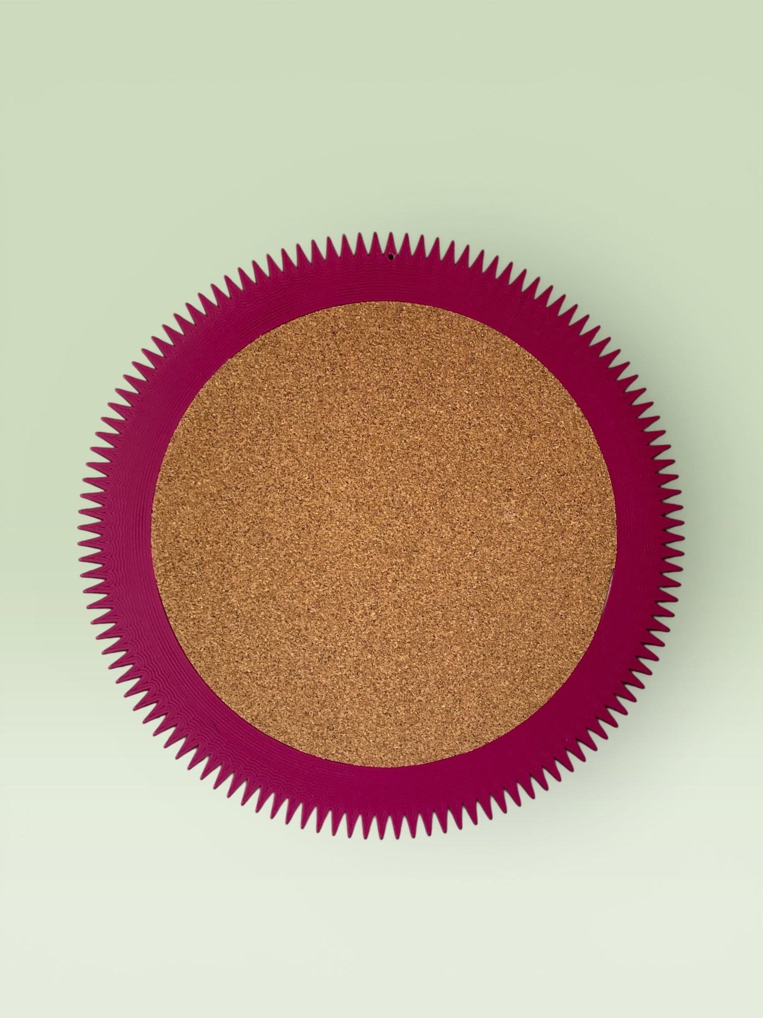 Zig-Zag Round Wall Mirror