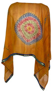 PRG7045 Sheer Avatar Pure Silk Capelet Poncho