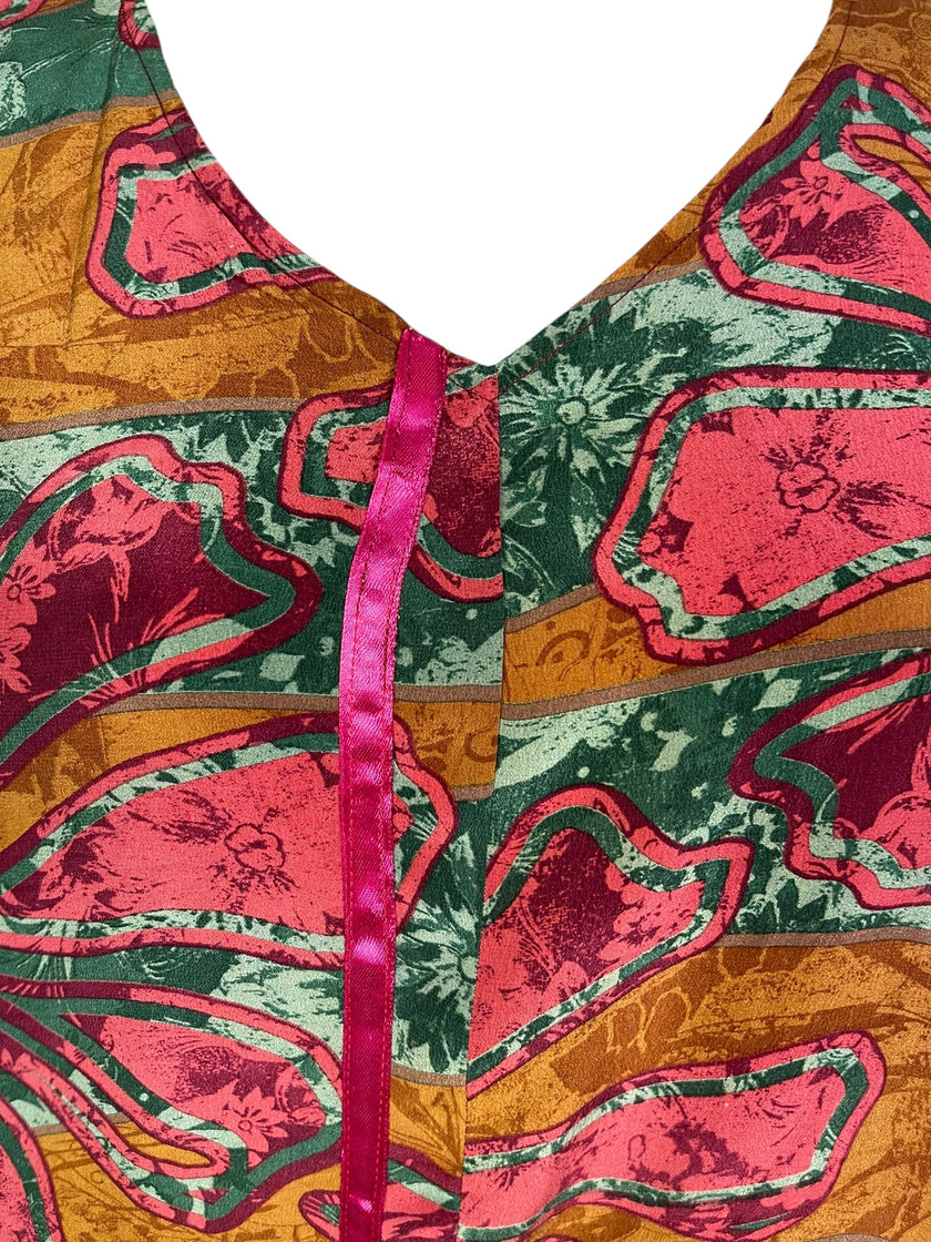 PRC7016 Avatar Pure Silk Waterfall Top