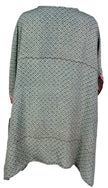 PRC7467 Avatar Pure Silk Short Kaftan Tunic with Slits