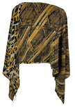 PRC6705 Avatar Pure Silk Capelet Poncho