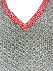 PRC7467 Avatar Pure Silk Short Kaftan Tunic with Slits