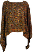 PRC7305 Avatar Pure Silk Kimono-Sleeved Top