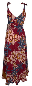 PRC7690 Avatar Pure Silk Maxi Dress with Belt