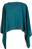 PRC7297 Avatar Pure Silk Kimono-Sleeved Top