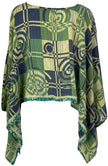PRC6952 Avatar Pure Silk Capelet Poncho