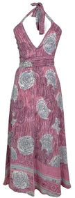 PRC7760 Avatar Pure Silk Maxi Dress with Belt