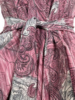 PRC7760 Avatar Pure Silk Maxi Dress with Belt