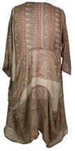 PRG7824 Sheer Avatar Pure Silk Sculptural Long Tunic Dress