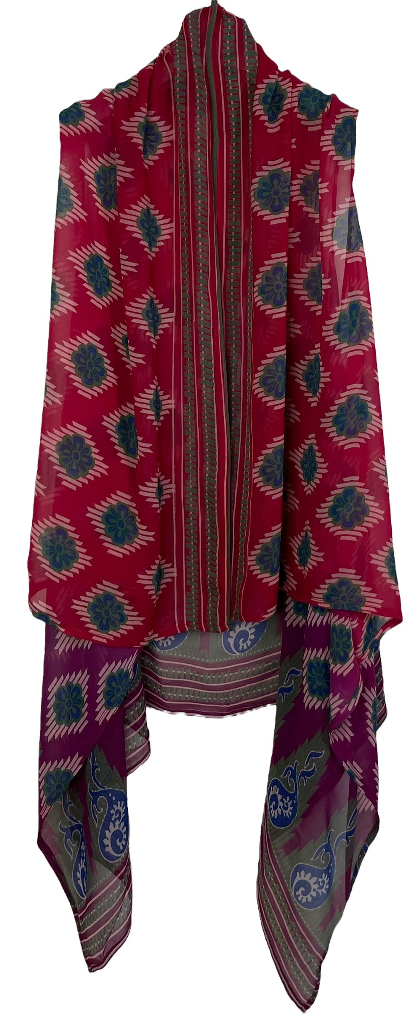 PRG6755 Sheer Avatar Pure Silk Versatile Vest