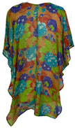 PRG7105 Sheer Avatar Pure Silk Waterfall Top