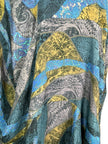 PRC7838 Avatar Pure Silk Sculptural Long Tunic Dress