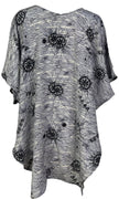 PRC7002 Avatar Pure Silk Waterfall Top
