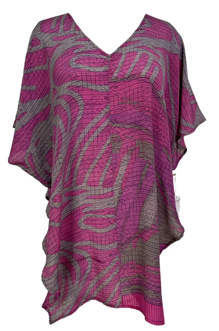 PRC7031 Avatar Pure Silk Waterfall Top
