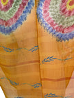 KERRI  PRG7045 Sheer Avatar Pure Silk Waterfall Top