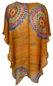 KERRI  PRG7045 Sheer Avatar Pure Silk Waterfall Top