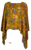 PRC6823 Avatar Pure Silk Capelet Poncho