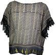 PRG7210 Sheer Avatar Pure Silk Boxy Top