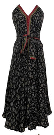 PRC7693 Avatar Pure Silk Maxi Dress with Belt