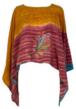 PRC7320 Avatar Pure Silk Capelet Poncho