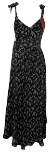 PRC7693 Avatar Pure Silk Maxi Dress with Belt