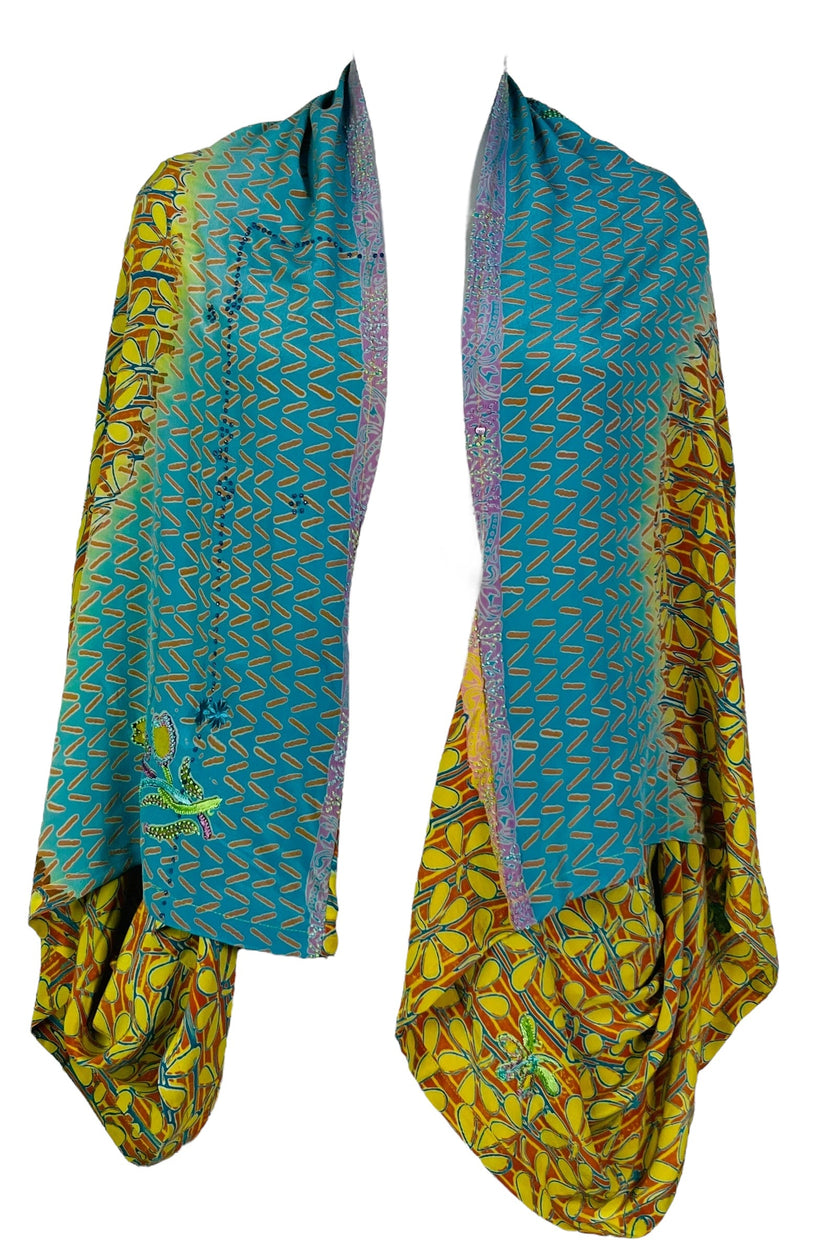 PRC7318 Avatar Pure Silk Shrug