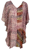PRG7049 Sheer Avatar Pure Silk Waterfall Top