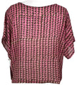 PRG7484 Sheer Avatar Pure Silk Boxy Top