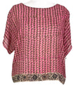 PRG7484 Sheer Avatar Pure Silk Boxy Top