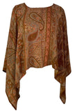 PRC6720 Avatar Pure Silk Capelet Poncho